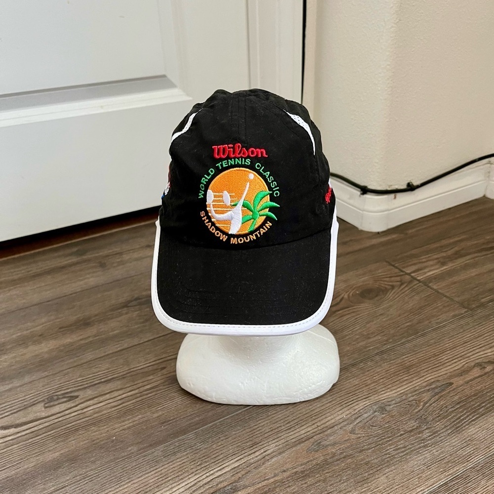 Wilson Black Cap with Colorful Embroidery